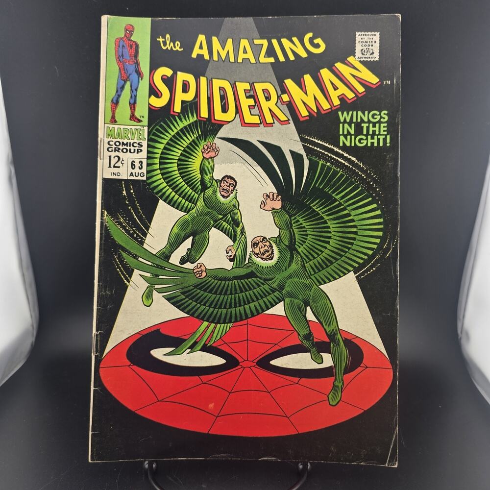 Amazing Spider-Man #63 Marvel 1968 '' Wings in the Night ! ''